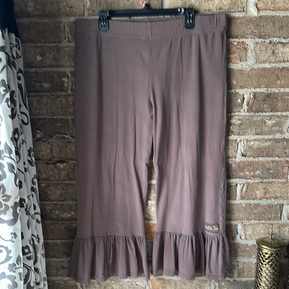 Matilda Jane Brown Casual Ruffle Hem Bottoms